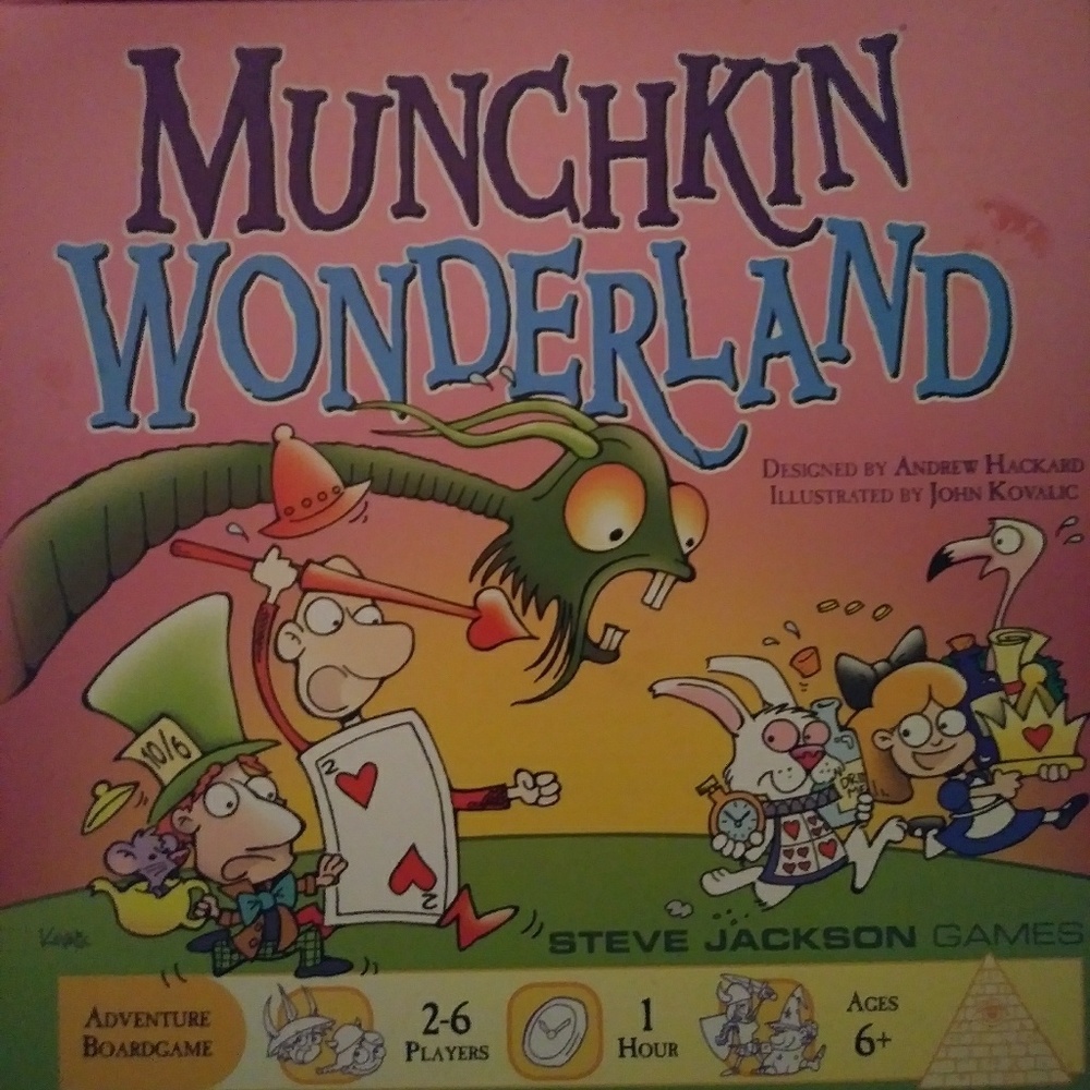 BRAND NEW IN BOX MUNCHKIN WONDERLAND GAME FOR KIDS